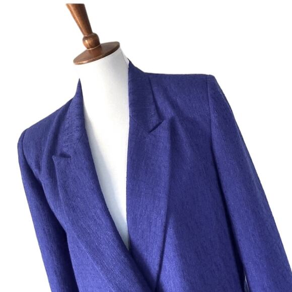 Vintage Womens Jacket Small Blazer Fall 80s Linen 90’s Classic Boho Preppy - Picture 14 of 15